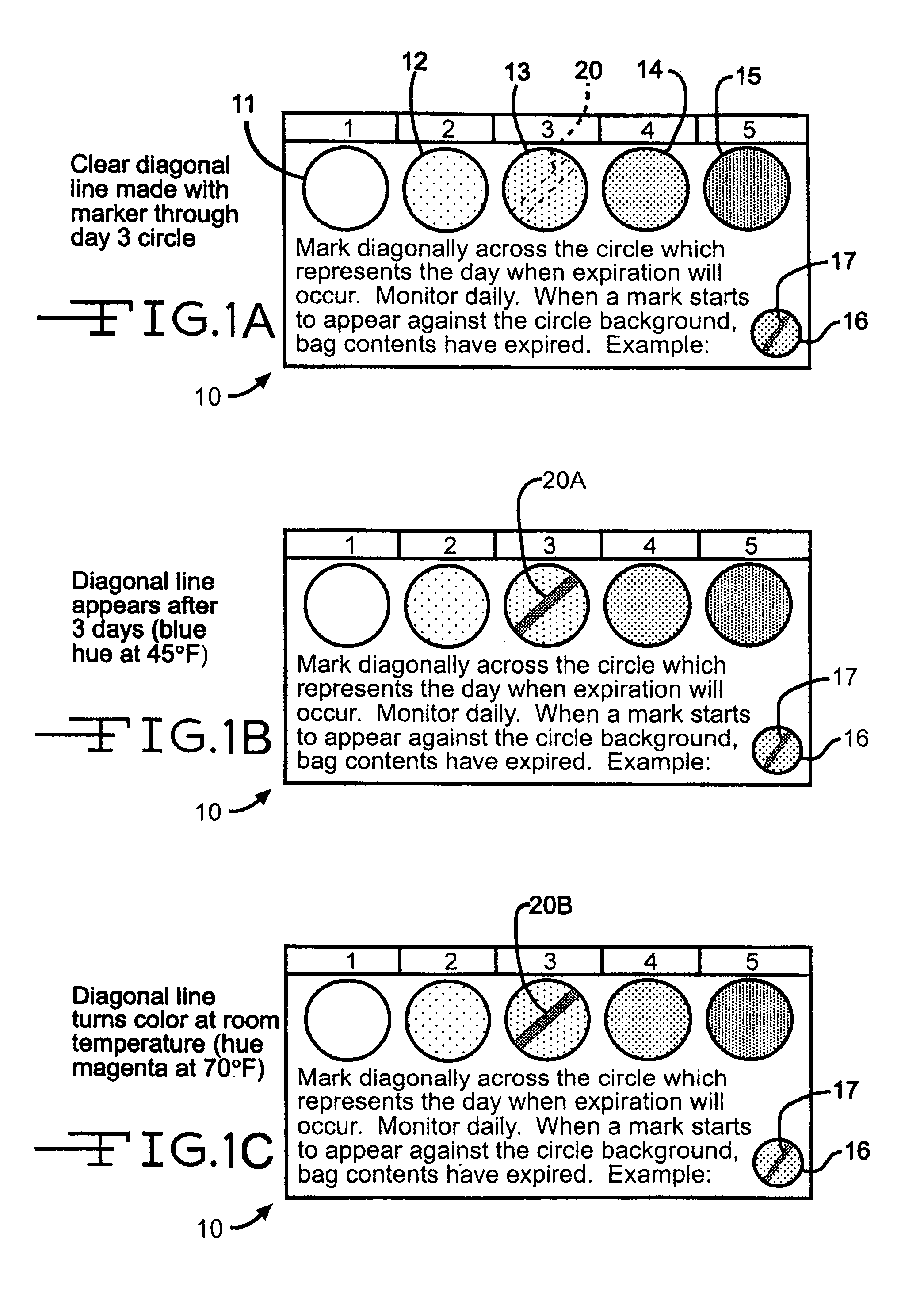 Plural intrinsic expiration initiation application indicators