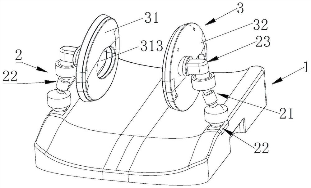 Temporomandibular joint/cochlea coil for magnetic resonance imaging