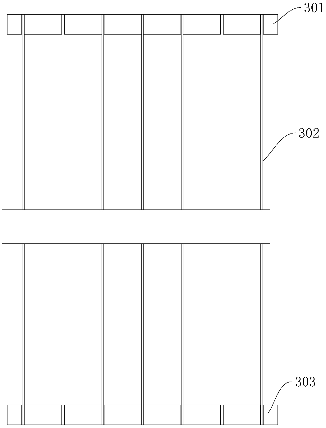 Detachable open type invisible protective net