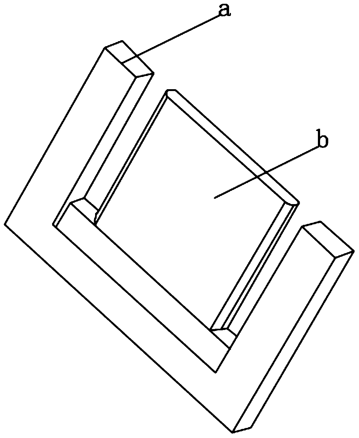 Flat and ultrathin manganese zinc ferrite magnetic core forming method