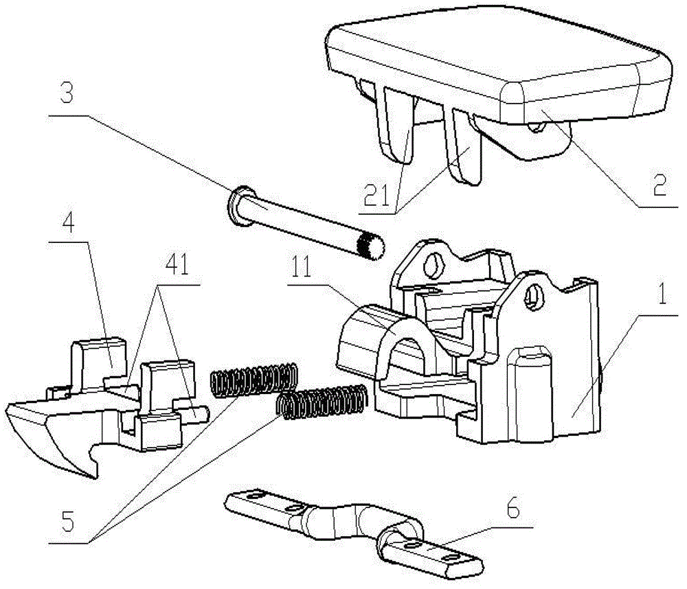 Locking device and instrument desk storing box with locking device