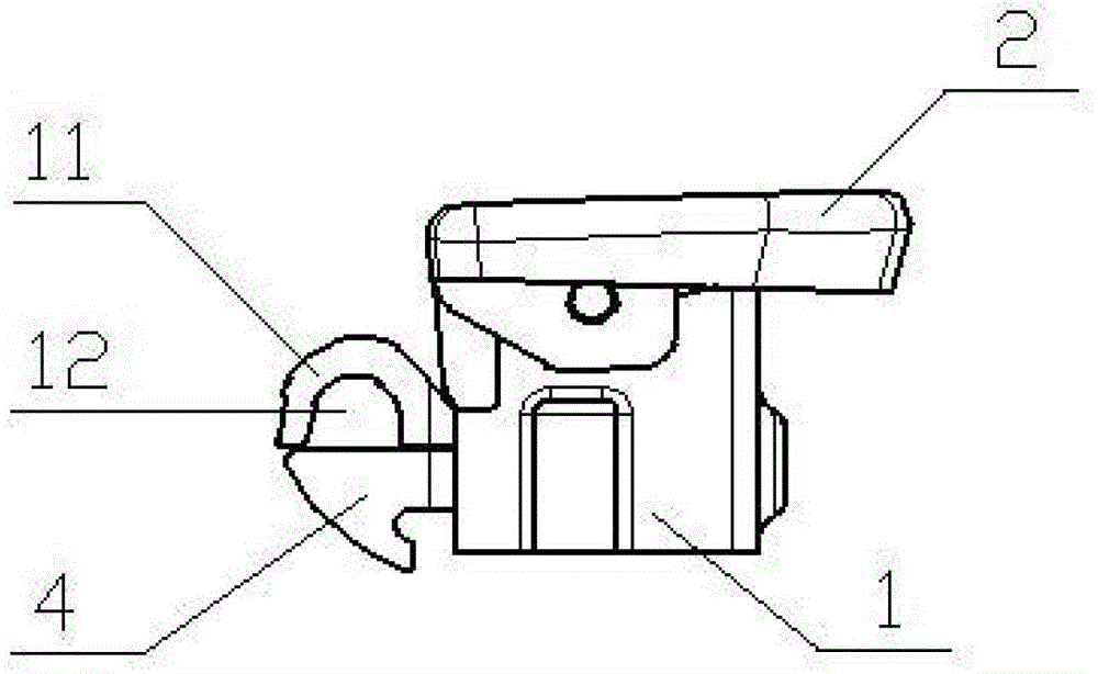 Locking device and instrument desk storing box with locking device