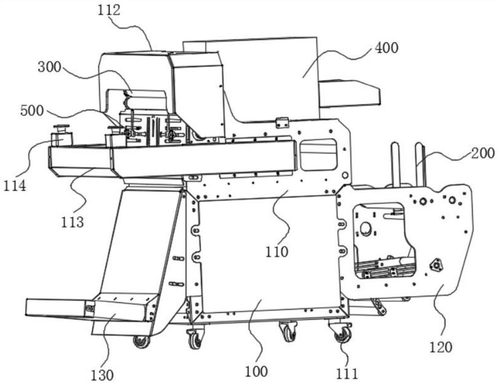 Intelligent express bag labeling, sealing and packaging integrated packaging machine