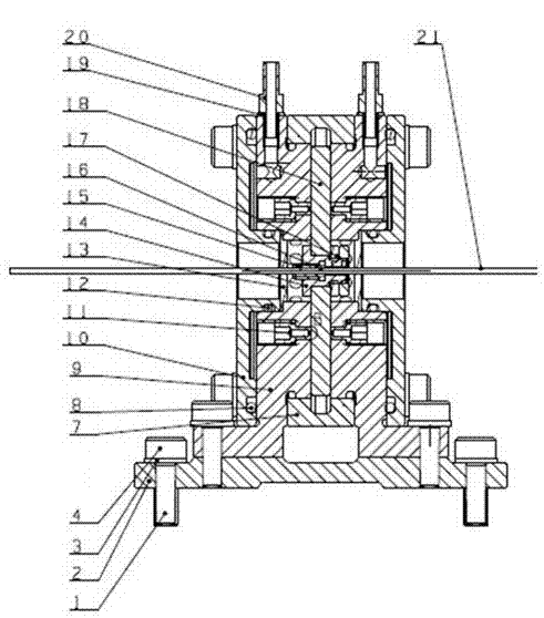 Ultra-precision air static pressure connecting joint device