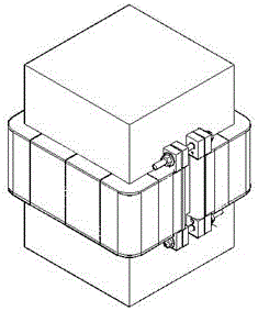 Construction method of prestress carbon fiber cloth reinforced reinforced-concrete square pillar