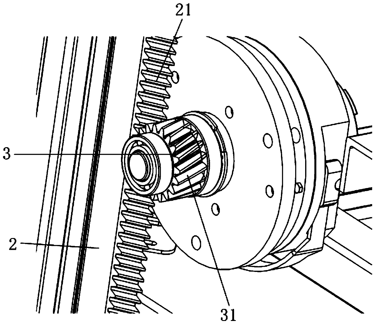 Power mechanism of elevator