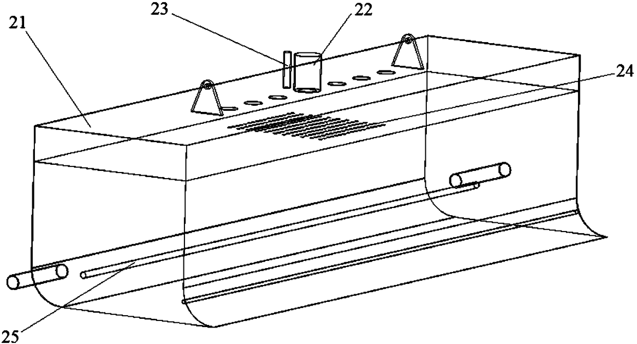 Bottom sludge elution floating platform on basis of magnetic coagulation and loading processes