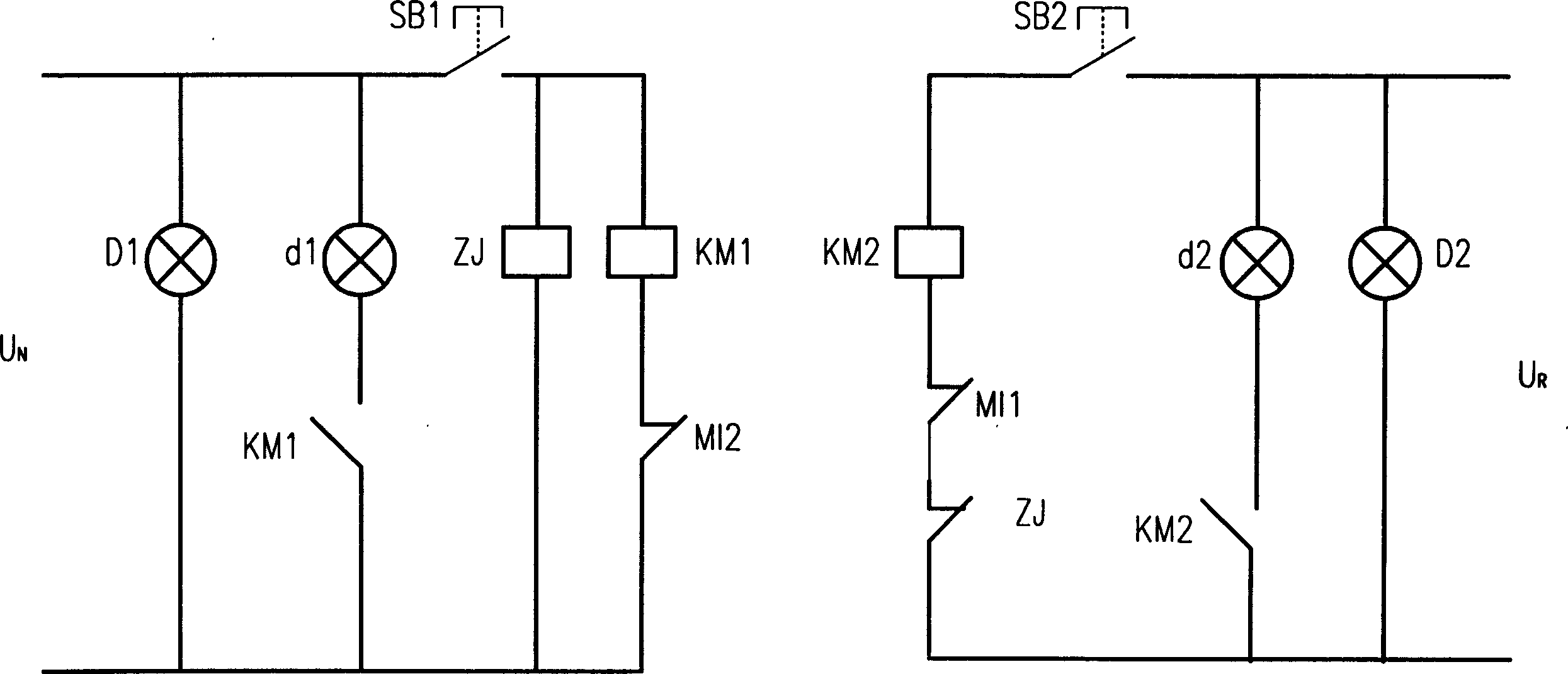 Quick automatic change-over switch