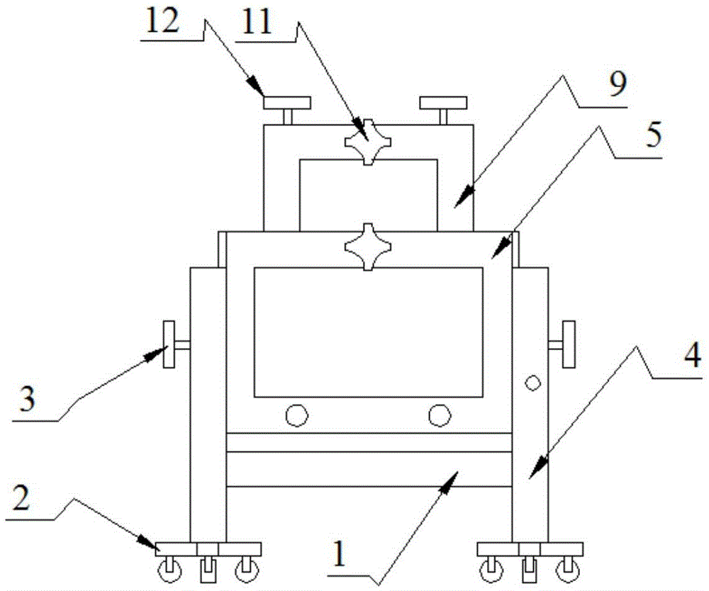 Single drilling device and method for high portion of building wall