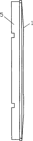 High-efficiency embedded type LED linear lamp for ships