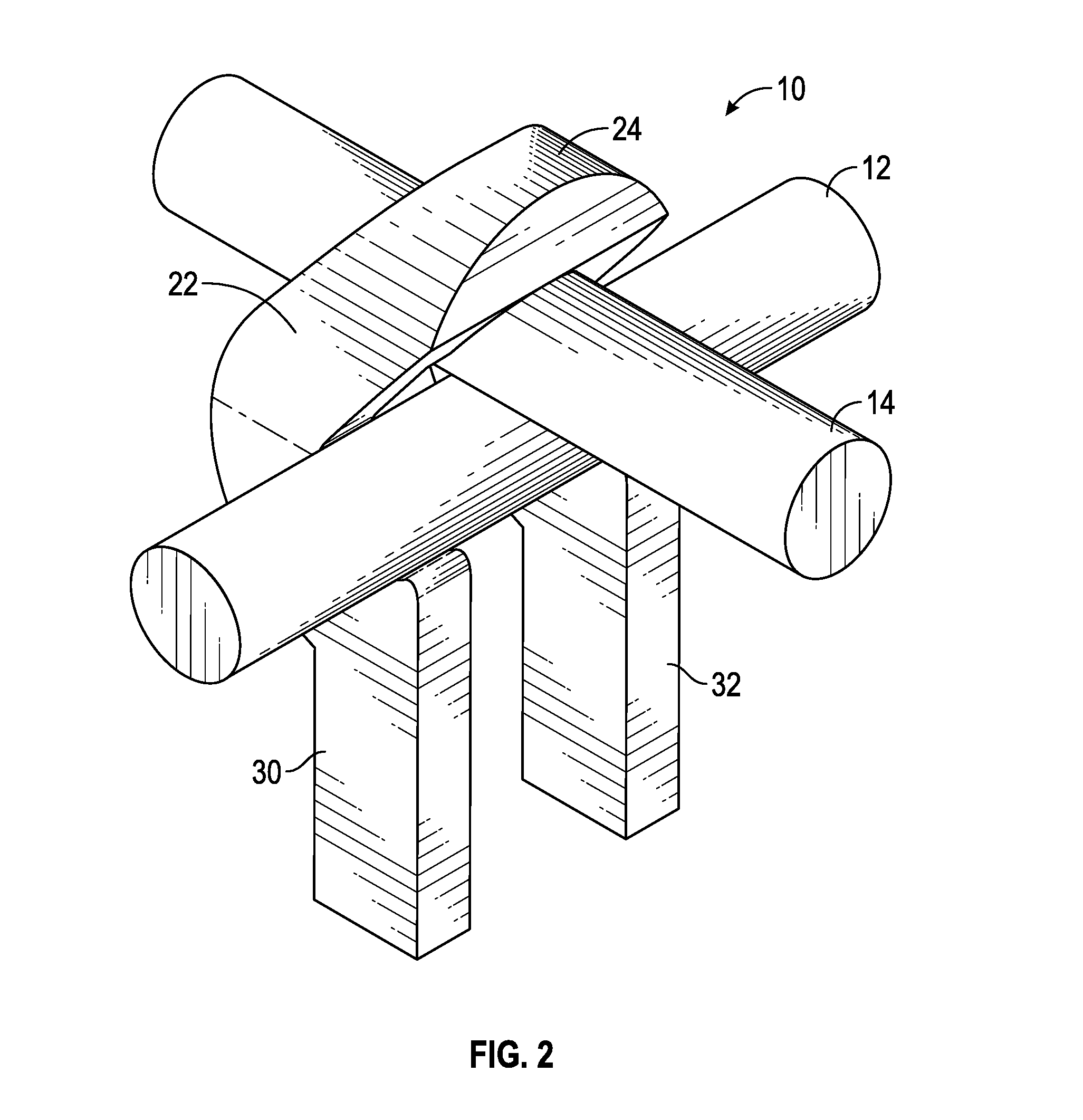 Rod clip stand