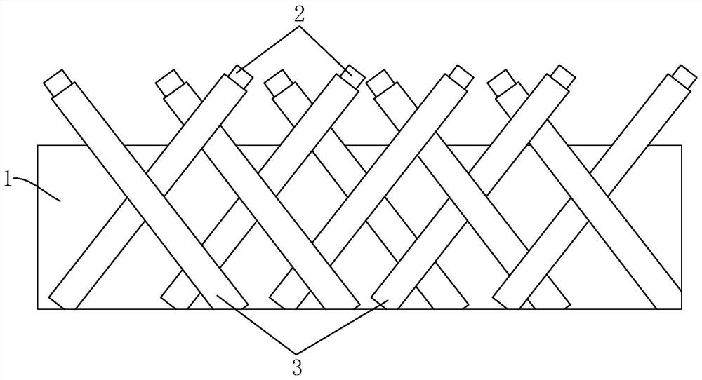 A kind of composite of graded structure glass fiber and metal lithium and preparation method thereof