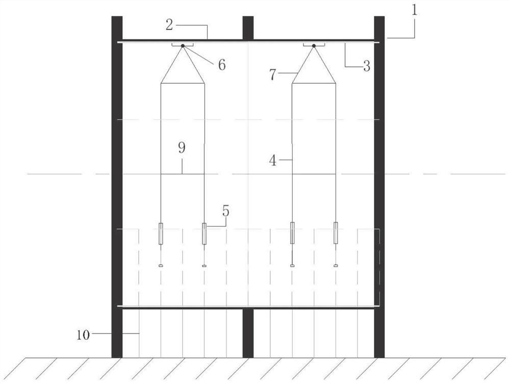 Construction method and application suitable for polygonal wind tunnel structure