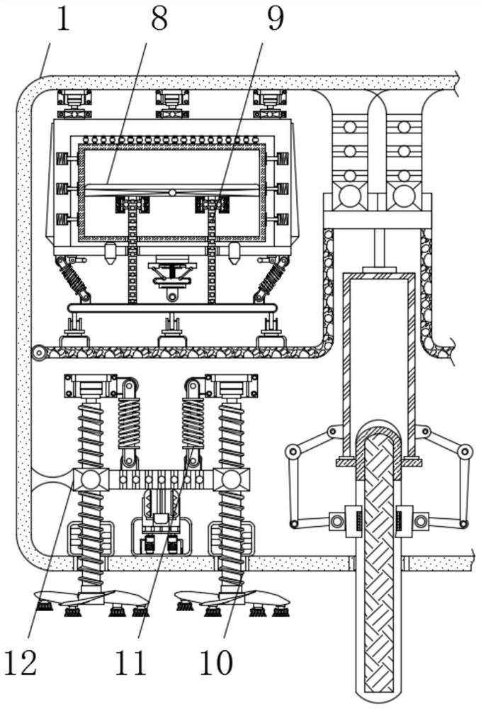 Environment-friendly bearing steel forging device for bearing steel machining