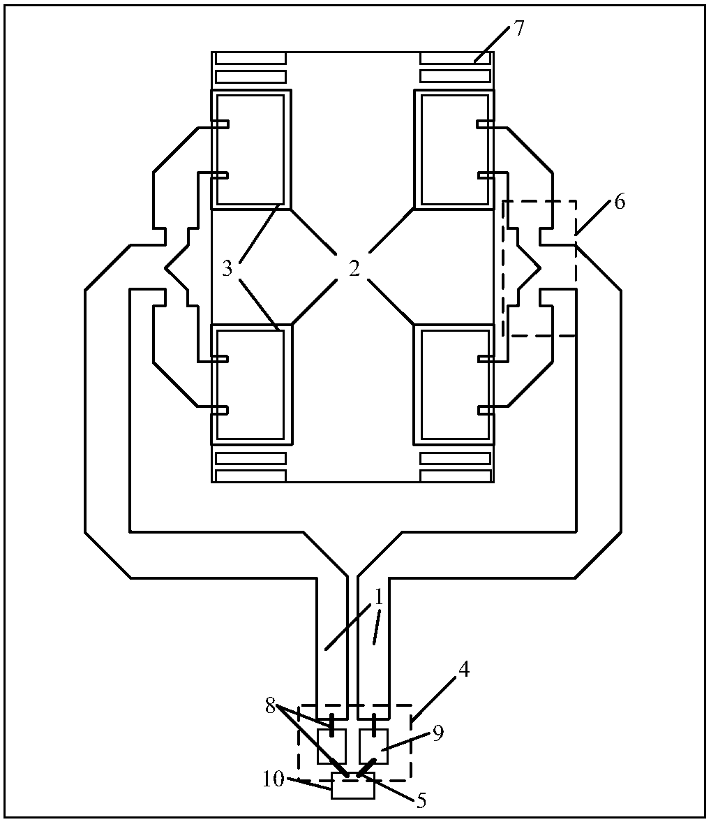 Millimeter-wave air slot differential integrated antenna