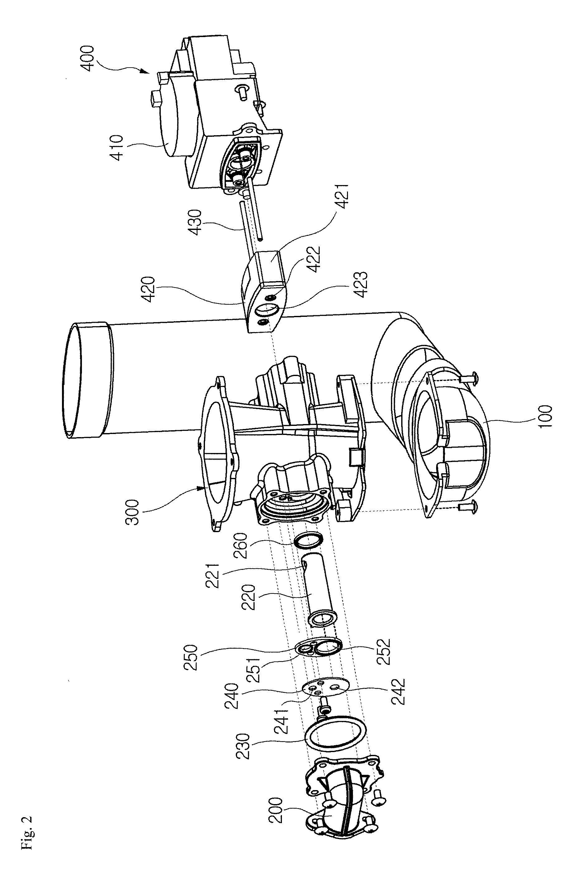 Combustion device for improving turndown ratio