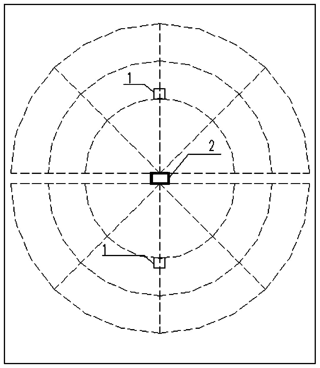 Air disturbance system for large space and control method thereof