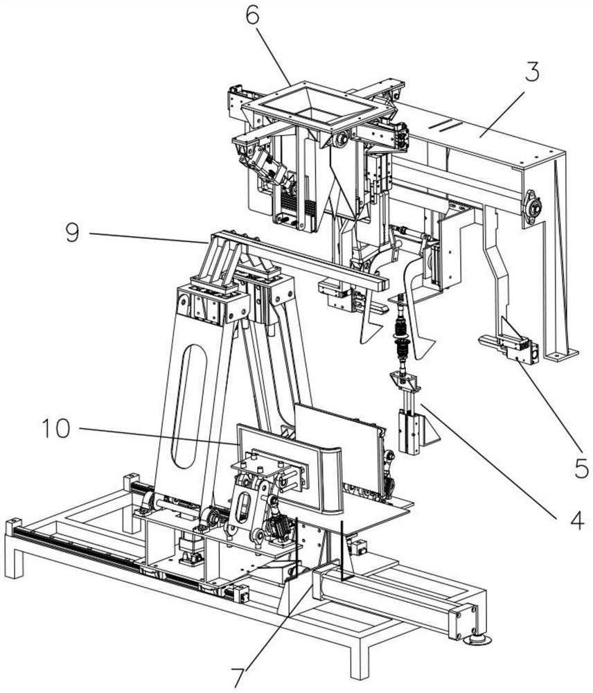 Bagging and packaging equipment for automatic production line