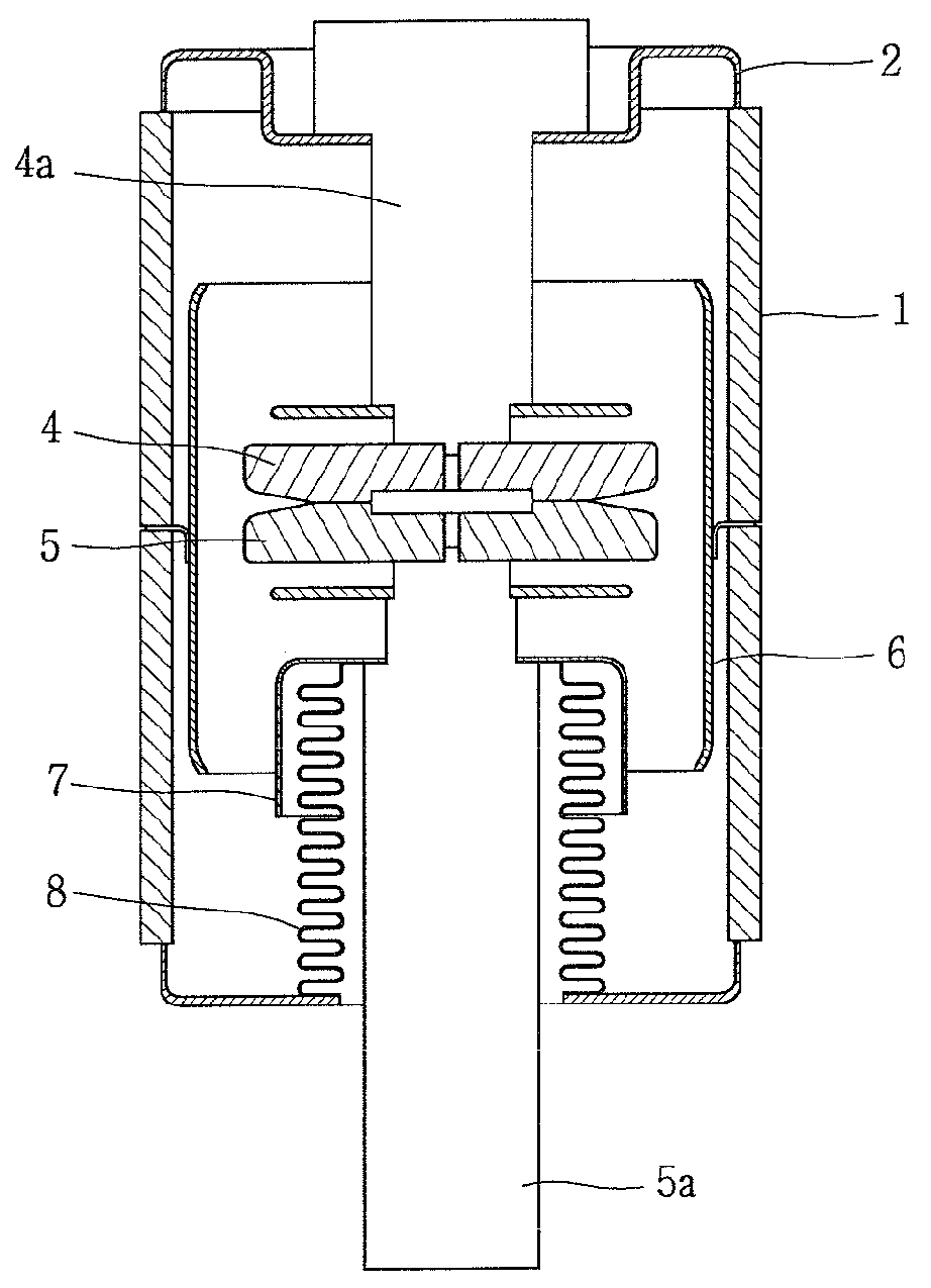 Vacuum interrupter for vacuum circuit breaker