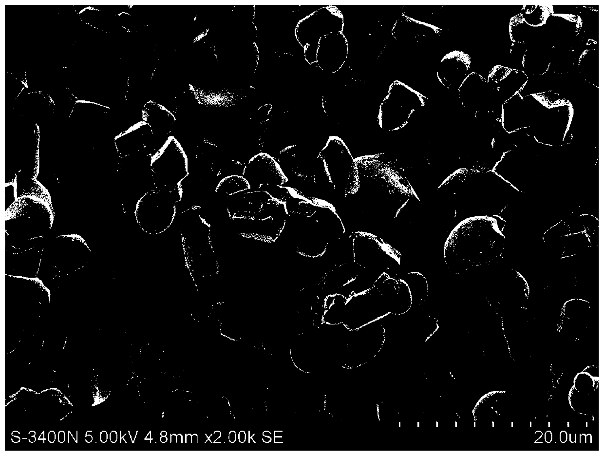 Method for preparing nickel-cobalt lithium manganate monocrystal cathode material by doping strontium