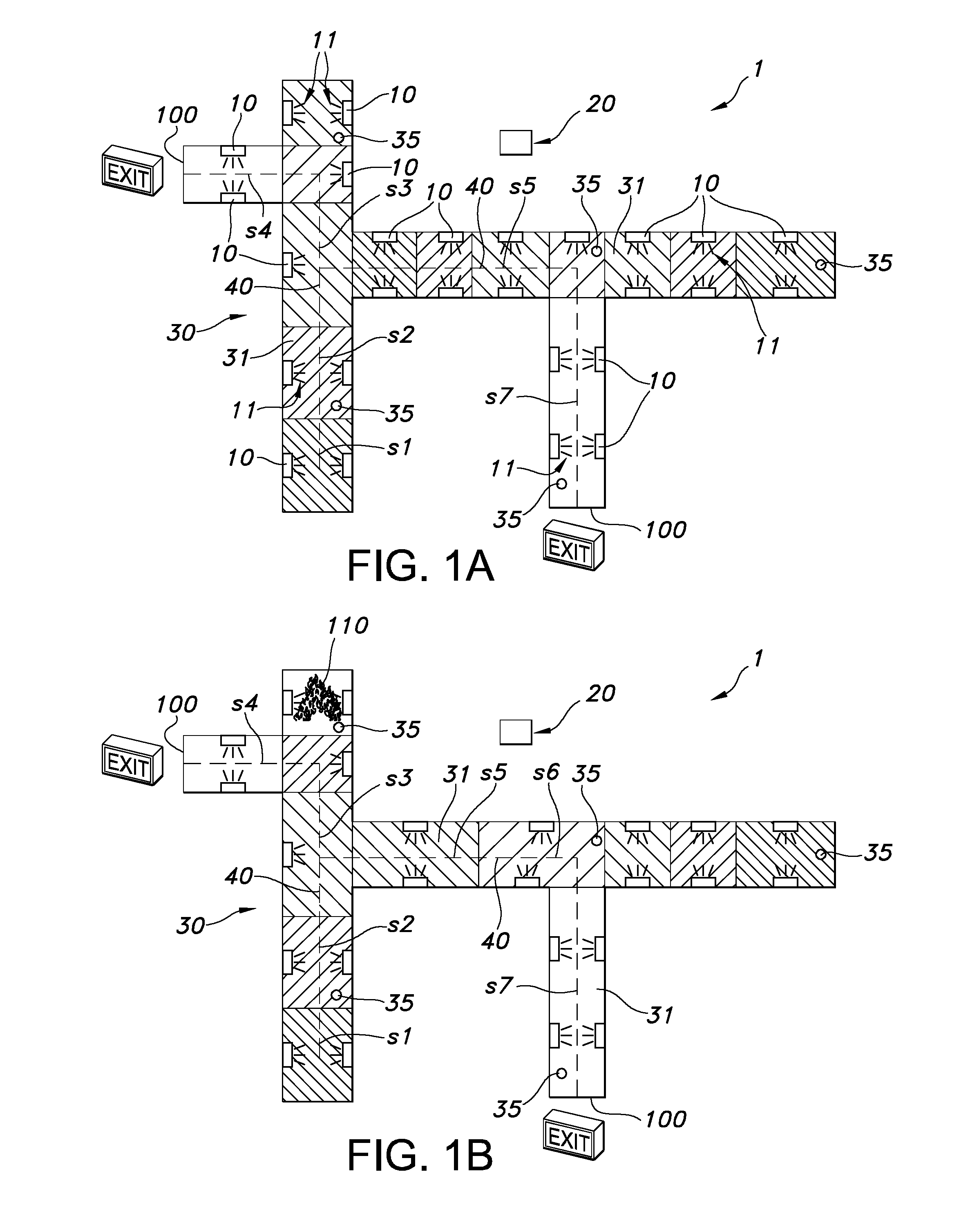 Method for guiding a human to a reference location, and lighting system comprising a plurality of light sources for use in such method