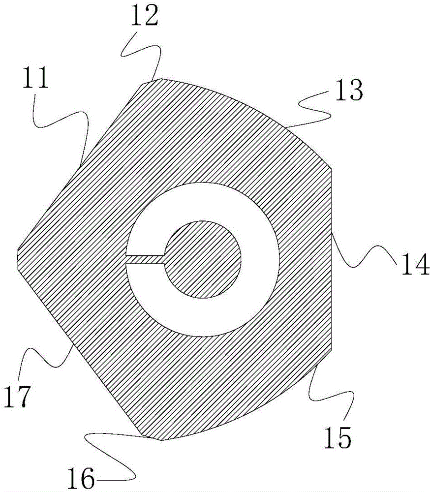 Flaky polarized antenna