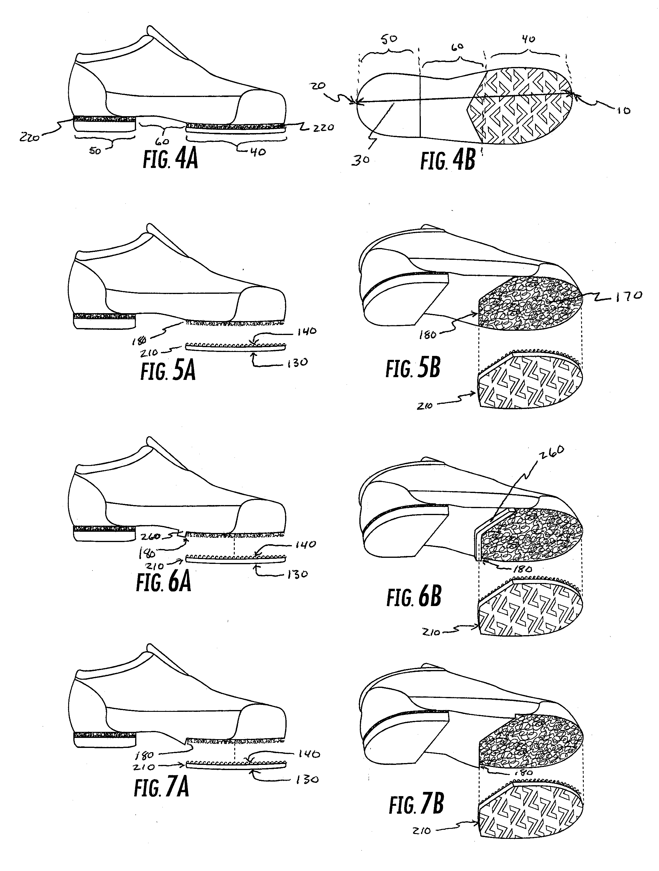 Footwear Kit with Adjustable Foreparts