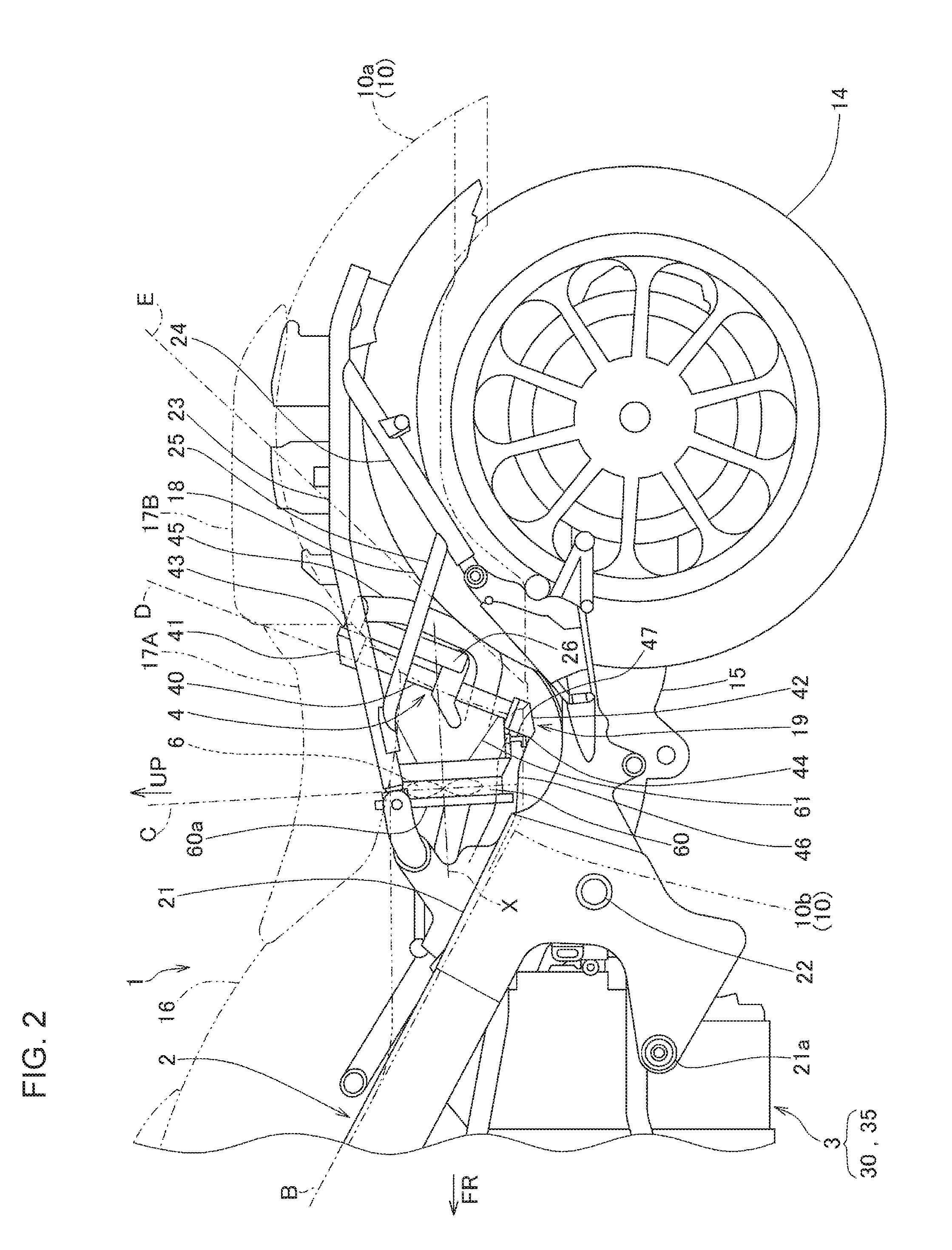 Radiator arrangement structure for saddle-ride type vehicles