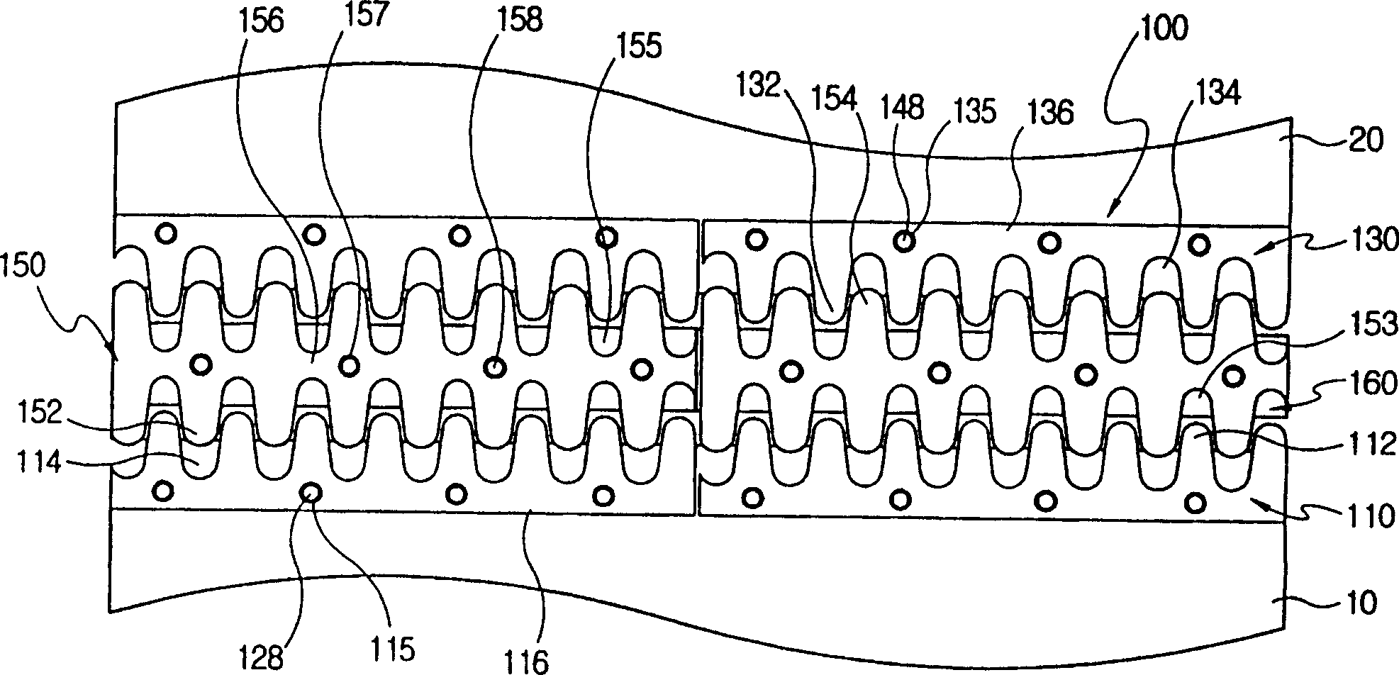 Compound expansion joint