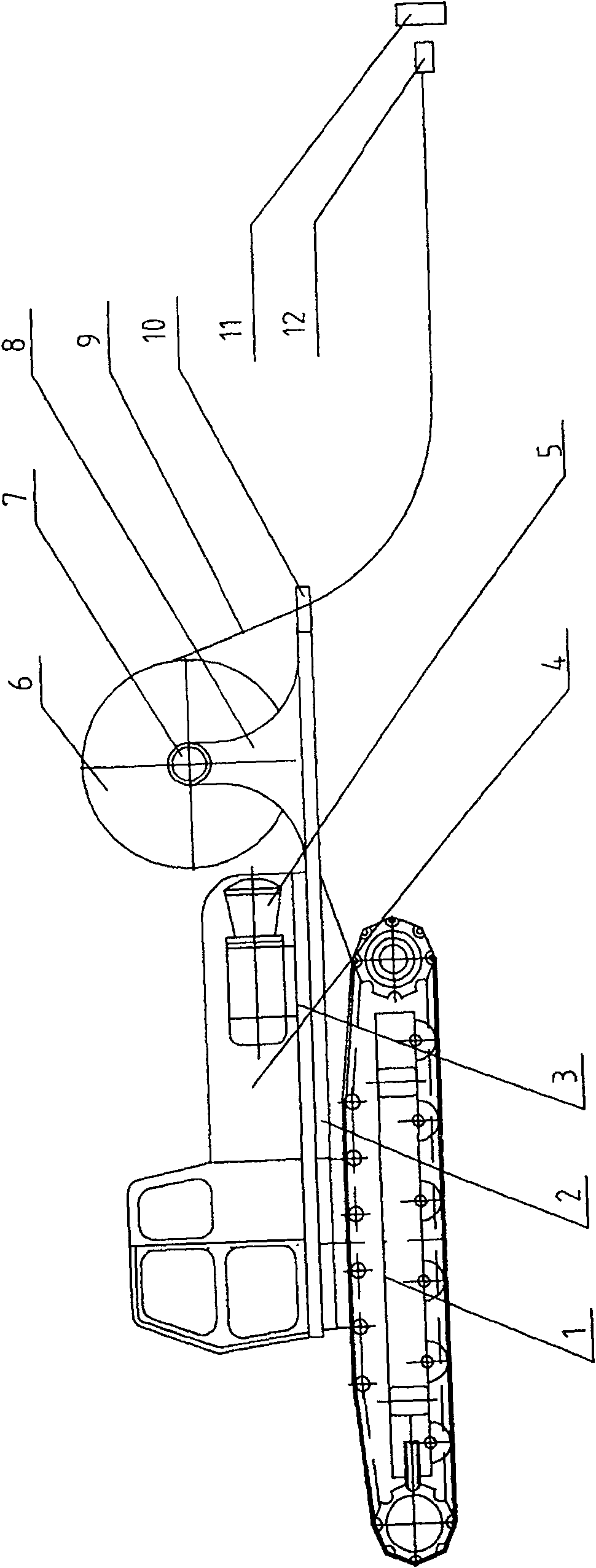 Fuel oil and electric dual-purpose special type engineering machinery