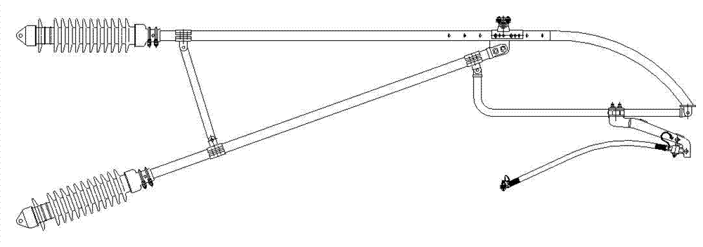 Trunk line electrification contact system in strong wind environment and parameter determination method thereof