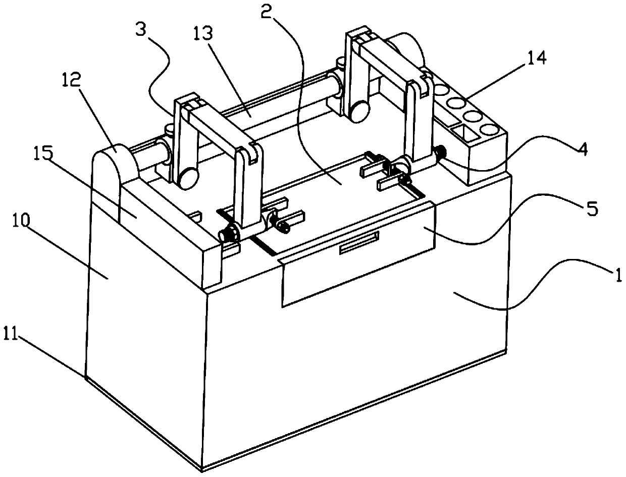 Suspended assembling workbench for instrument