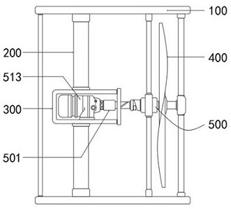 Variable frequency motor cooling fan capable of preventing motor burnout