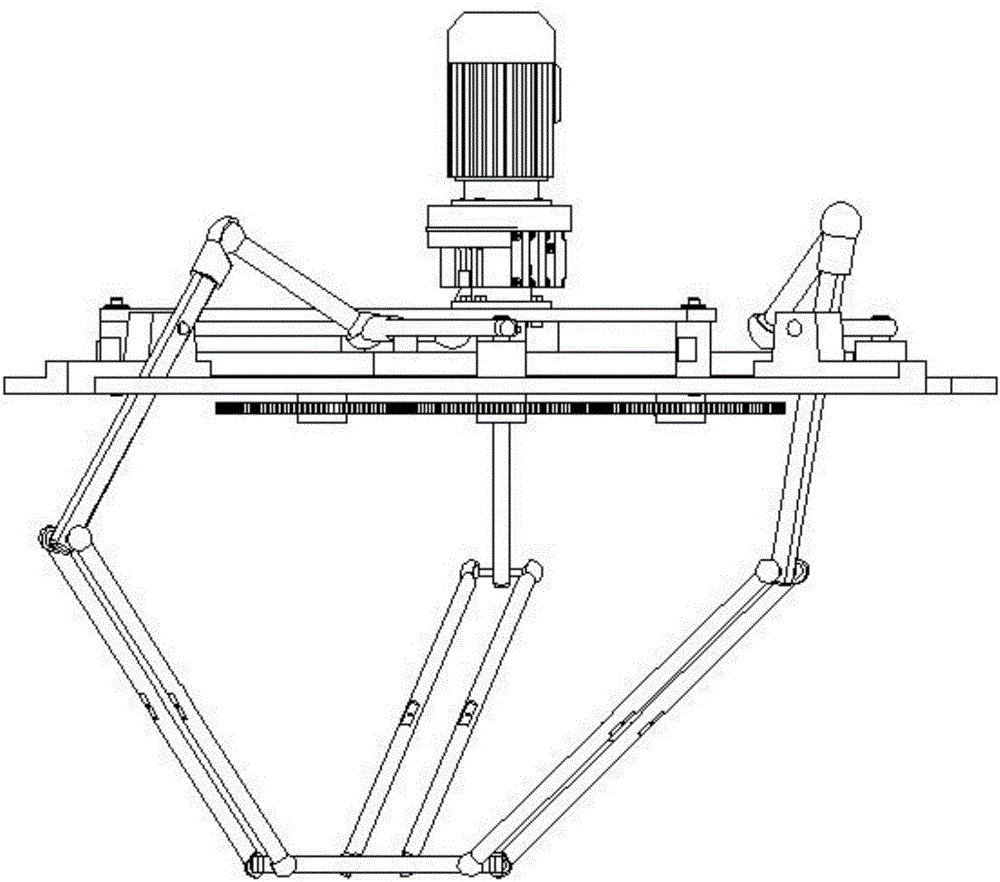 Cam-driven three-degree-of-freedom parallel manipulator