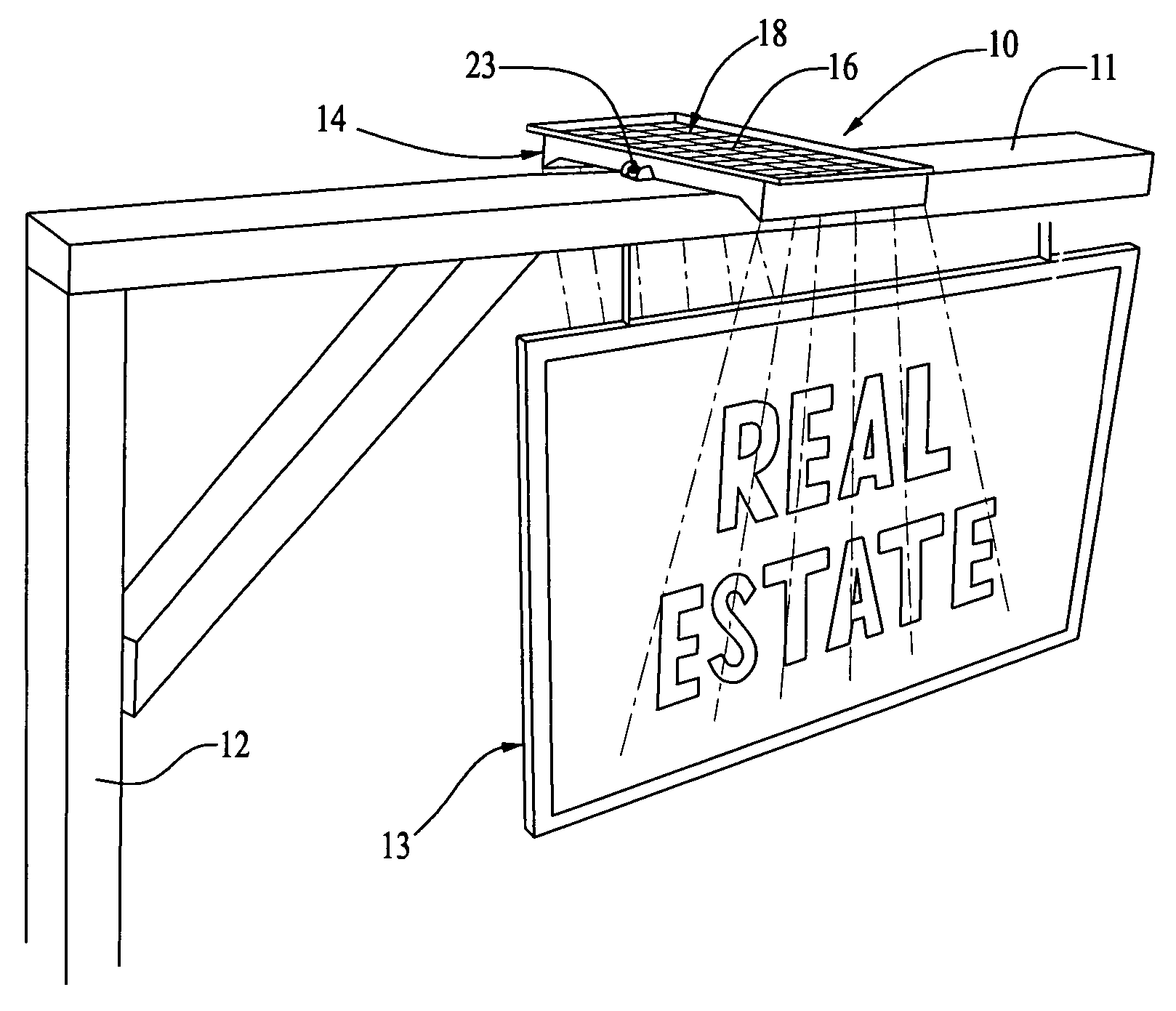 Sign lighting system