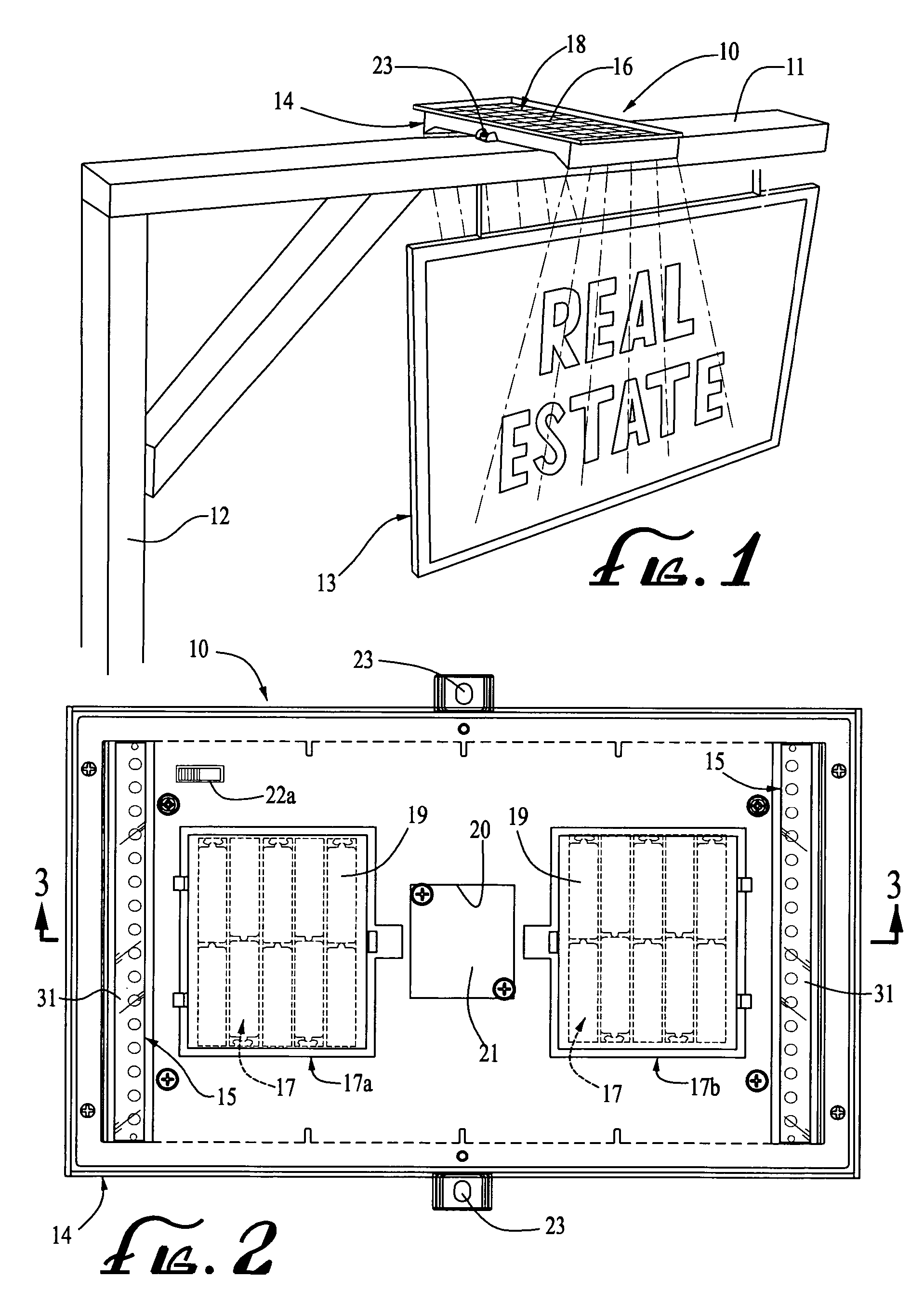 Sign lighting system