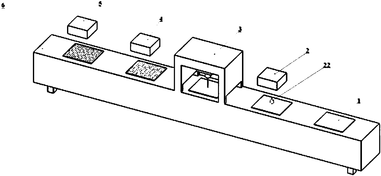 A high-uniformity laser light guide plate processing method and device