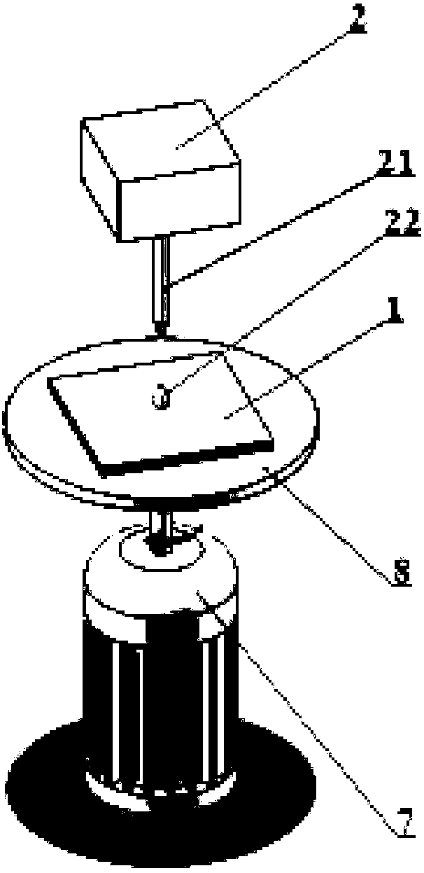 A high-uniformity laser light guide plate processing method and device