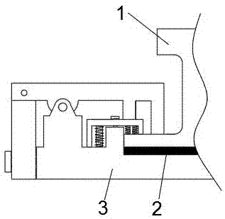 Fastening device of urban rail transit