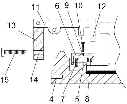 Fastening device of urban rail transit