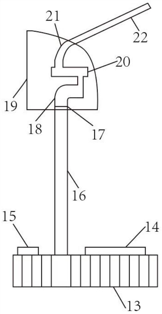 Multi-bullet-type gun-carrying striking type police unmanned aerial vehicle and control method