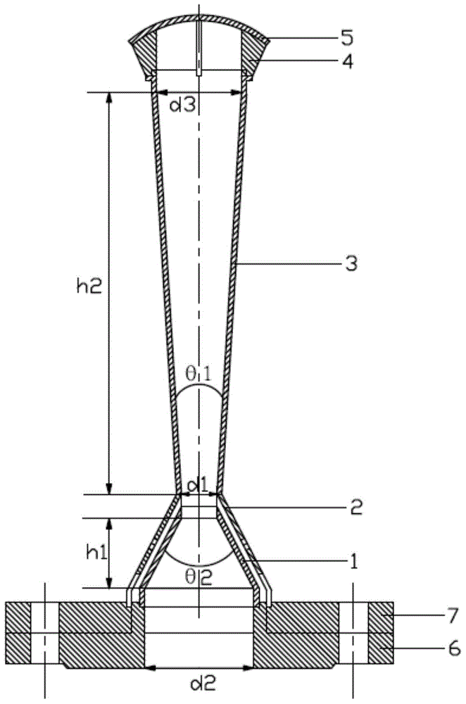 Venturi tube dust removal device