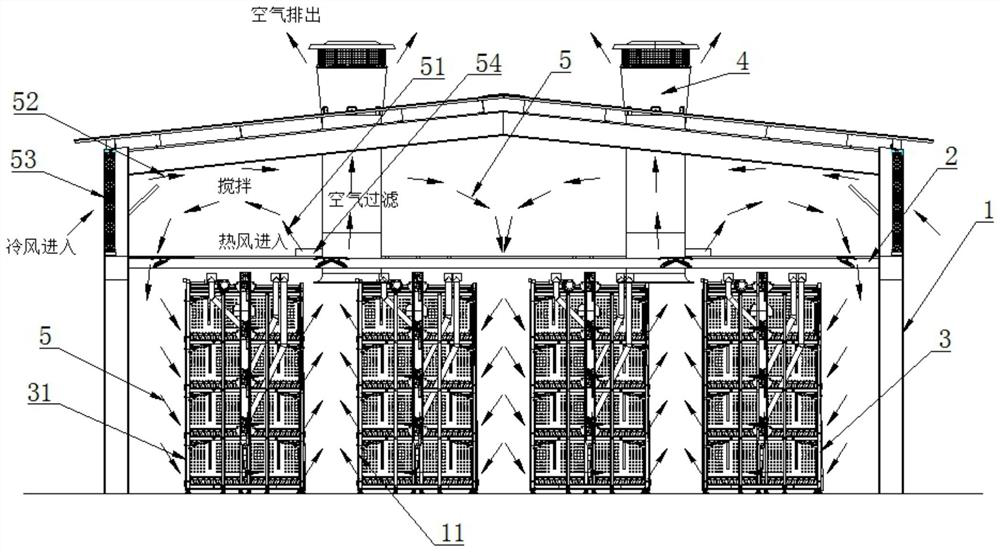 Welfare breeding poultry delivery system and poultry delivery method