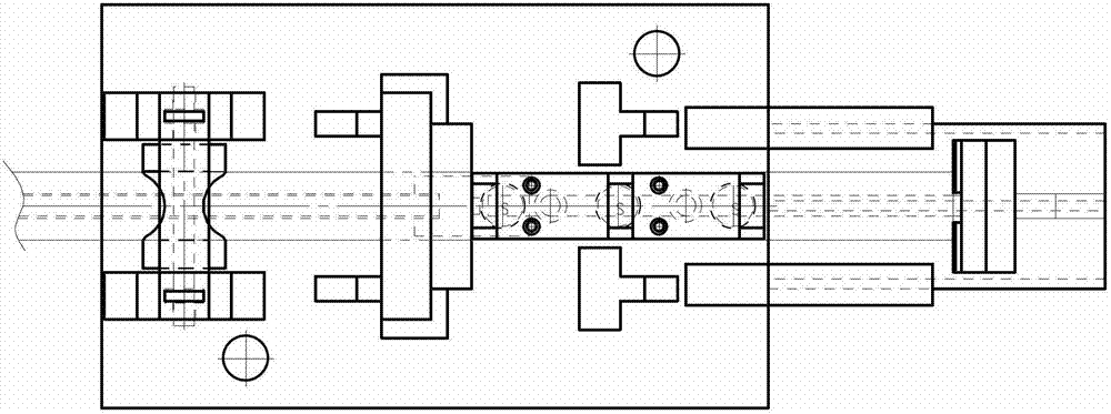 Molding method for trailing arm beam of rear axle bracket assembly of automobile