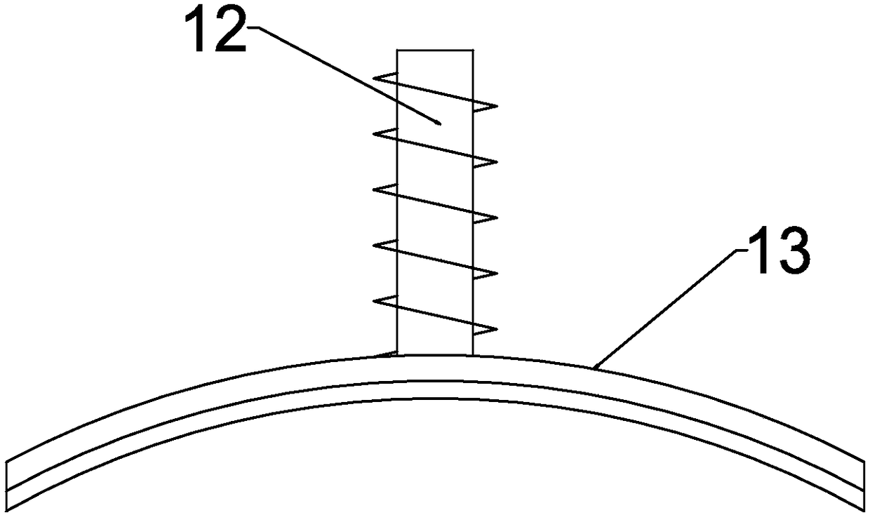 Handheld type pipeline end opening inner wall polishing device