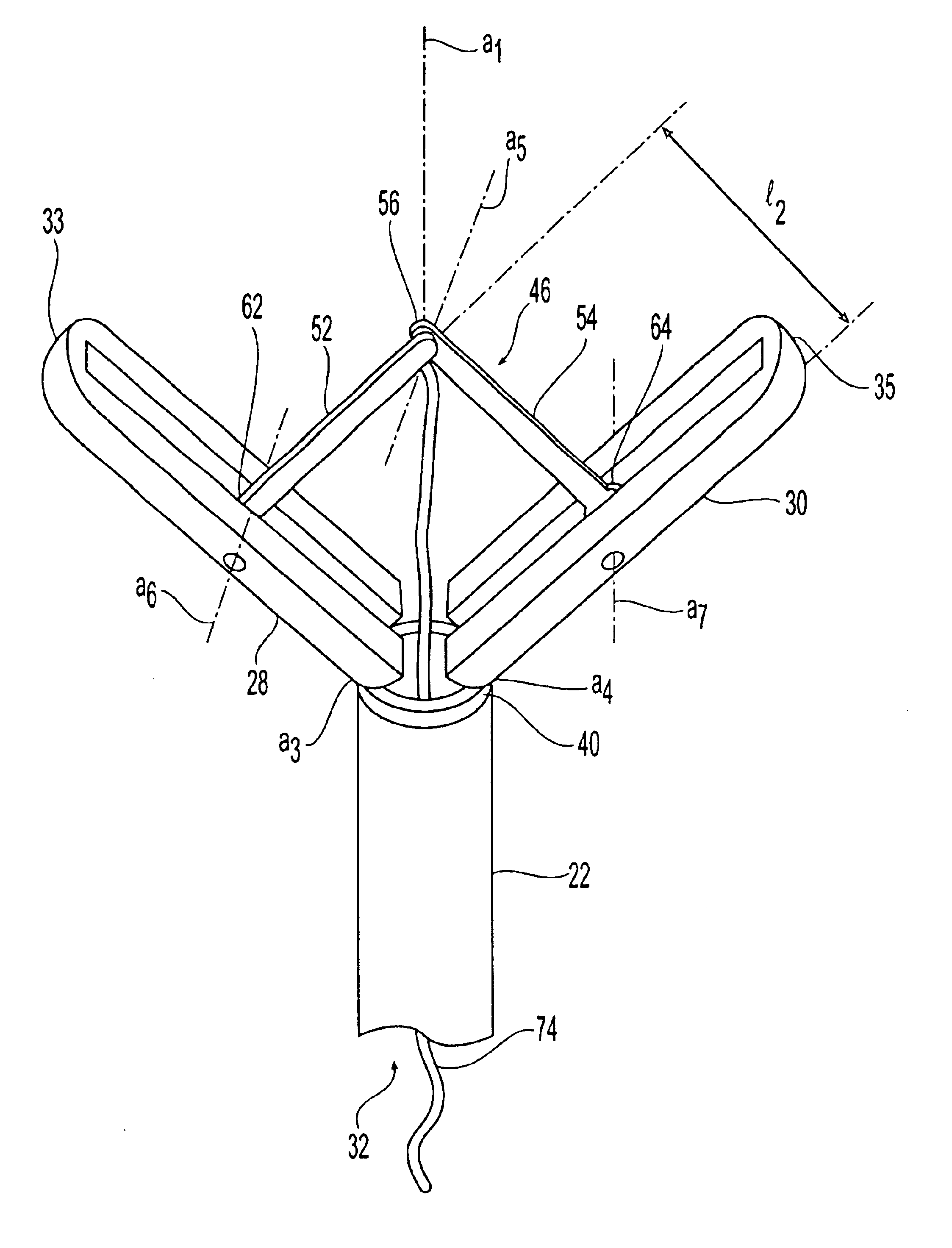 Drainage catheter with bifurcating tip