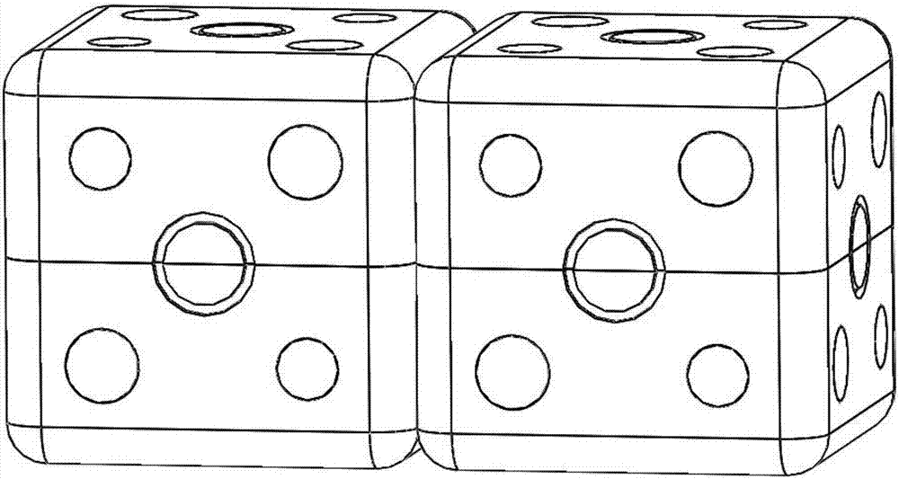 Multi-CubeSat combination structure and variation method thereof