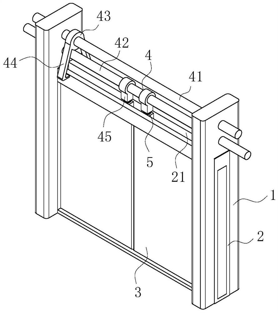 A kind of anti-radiation door for medical treatment