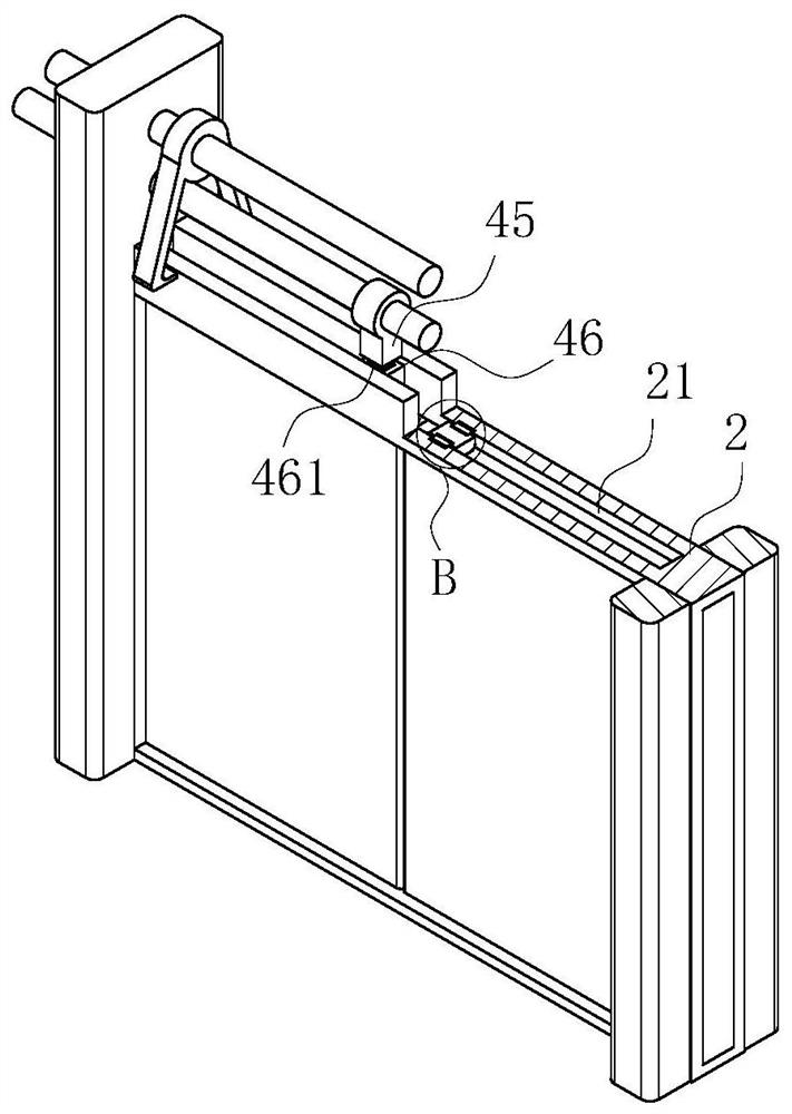 A kind of anti-radiation door for medical treatment