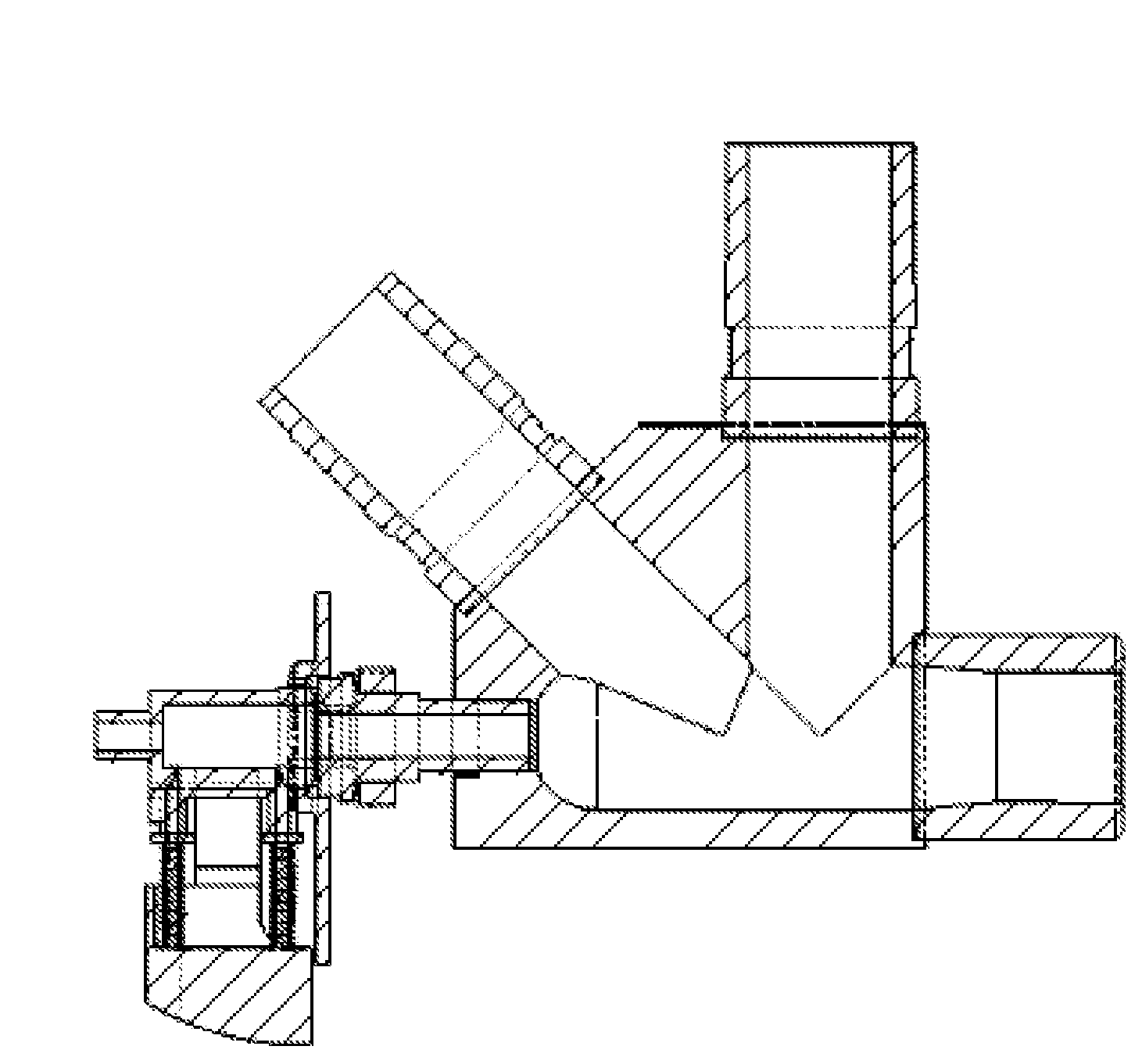 Adapter for inhalation appliances for treatment of artificially ventilated patients